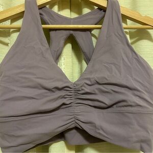 Aritzia Dusty Purple TnAction Sports Bra